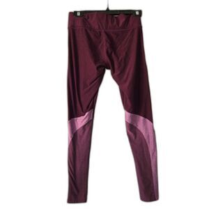 Victoria's Secret PINK Workout Yoga Leggings Maroon Small